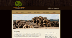 Desktop Screenshot of goodforesttimber.com